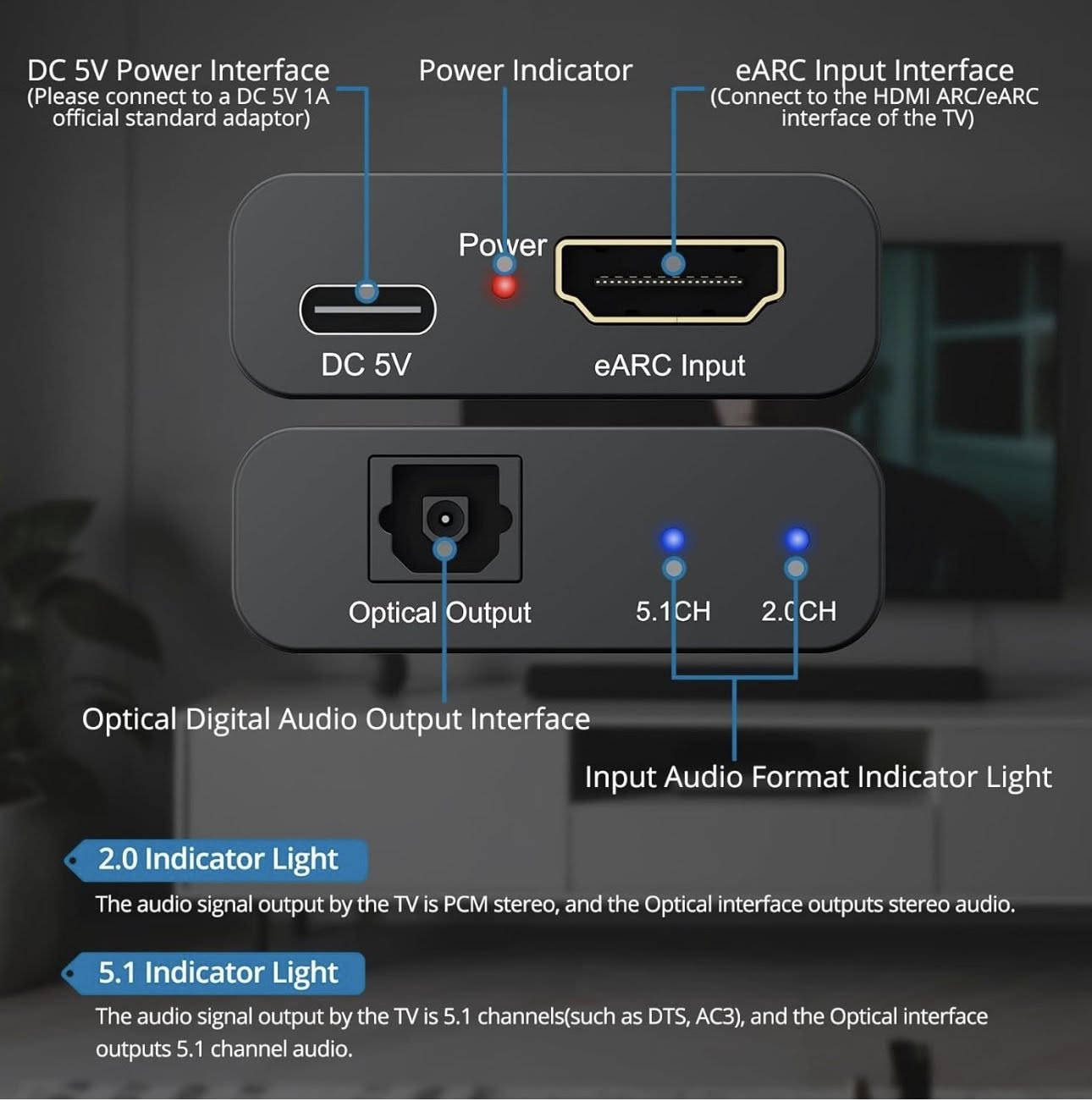 مستخرج الصوت AUTOUTLET eARC - محول HDMI eARC/ARC إلى بصري - يدعم 24-بت/192 كيلو هرتز، دولبي 5.1 وDTS 5.1 - قابل للتوصيل والتشغيل، متوافق واسع مع تلفزيونات HD، مكبر الصوت، ودور السينما المنزلية


**إذا كنت صاحب هذا الإعلان وتريد حذفه لأي سبب، رجاءا أرسل رسالة إلى الدعم الفني**