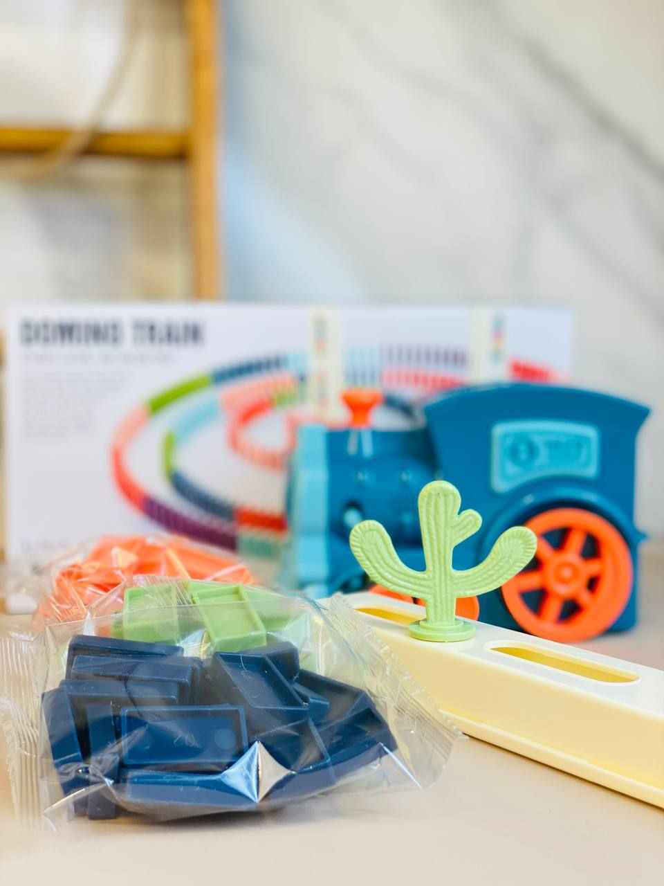 🚂DOMINO TRAIN🚂
قطار الدومينو الذكي لتطوير ذكاء طفلك وهو يلعب في نفس الوقت و يساعد الطفل على التخيل والإبداع . و بتنمي مهارات كثيرة جدآ عند الطفل منها 👇:-
  
❤️ مصممة للكل تبدأ من عمر 3 سنوات واكثر
❤️ تنمي التركيز و التتبع البصري والأدراك  
❤️تنمي مهارة التصنيف حسب اللون
❤️ التوازن و الثبات الحركي و خفة اليد في توجيه القطار
❤️ تصميم أشكال مختلفة و جميلة بالدومينو
❤️ مفيدة لحالة التوحد لدى الاطفال 🙍🏻‍♂️🙇🏻‍♂️
❤️ كما يمكن قضاء وقت ممتع بها طفلك 👶🏻
❤️تحتوي على ٦٠ قطعة دومينو
❤️صوت وضوء ممتع تعمل على البطارية البصرة, العراق


**إذا كنت صاحب هذا الإعلان وتريد حذفه لأي سبب، رجاءا أرسل رسالة إلى الدعم الفني**