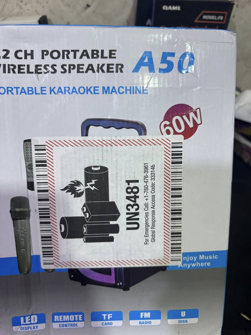 سبيكر 60واط صوت قوي دبل مايك جديد لك سعر 45الف
ستفسار علوتساب 
***********
