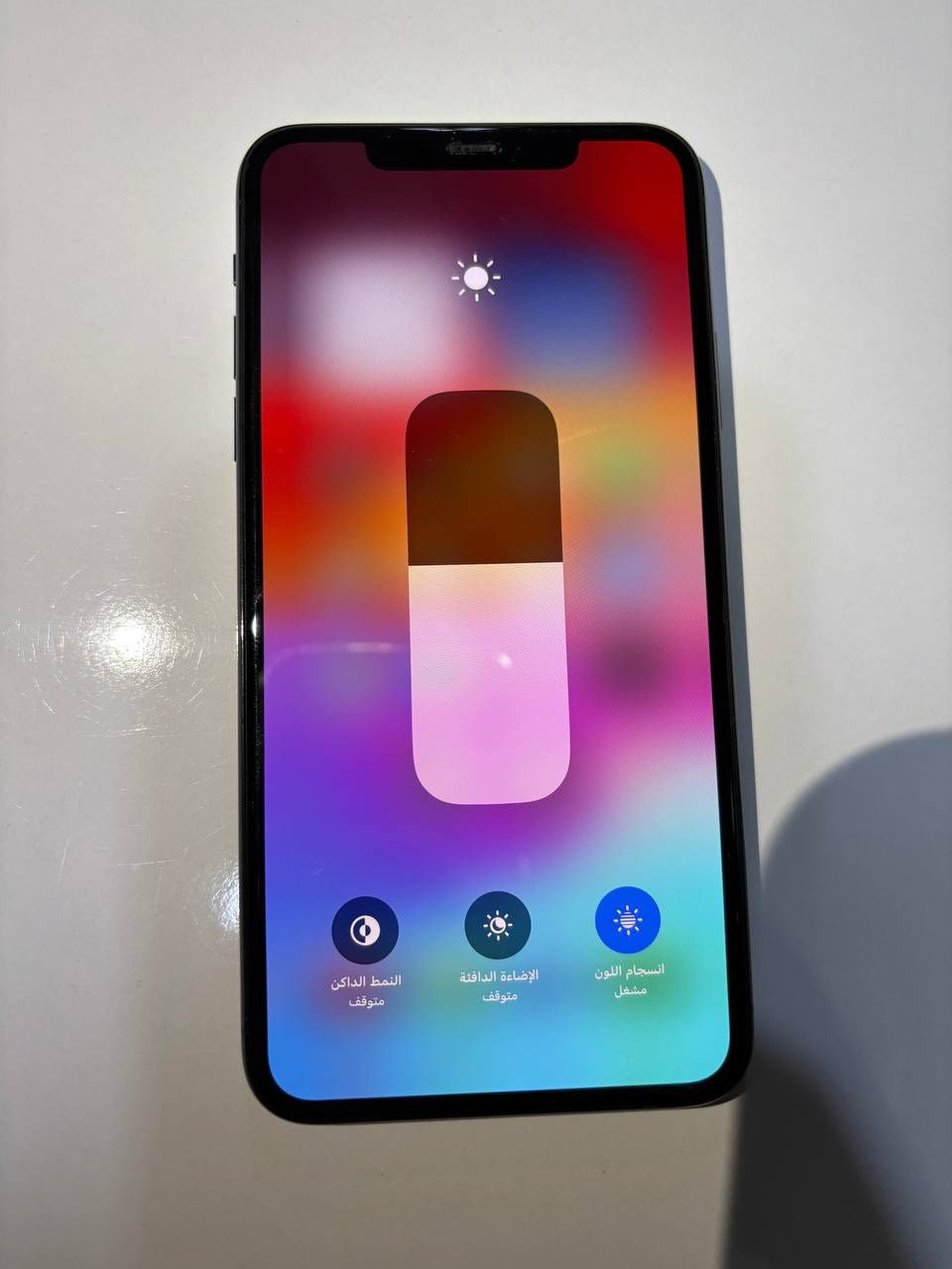 ‎ايفون 11pro max 256 زيتوني الجهاز كلشي بي بلادي ومكفول وكلشي بي شغال ١٠٠٪؜ بدون كارتونه السعر 310  وبي مجال بسيط مكاني بغداد حي الجامعه ***********
