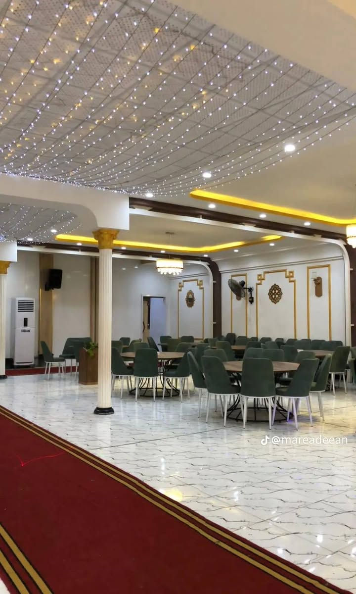 أجمل العروض لشهر رجب وشهرشعبان المبارك للرجال والنساء  مع قاعة ترف للمناسبات 
العنوان الحولي خلف ملعب النجف

 قاعه ترف  للمناسبات تقدملج الخدمات التالية

1_صور + فيديوهات لكل الفقرات 

2_صورة جداريه كبيره 

3_30صورة طباعة 

4_صور  للضيوف 

5_ألبوم هديه 

6_حنة للعروس 

7_ملة

8_ جلوة العروس مع مواليد 

9_كيكه للعرسان هديه 

10_ميز للعرسان 

11_ماء مفتوح للضيوف + كلنس

12_برؤفا العرسان 

13_ الديجي + تنضيم الأغاني 

14 دخان 

15_تفتيش +سحب موبايلات من الجميع فقط موبايل ام العروس + ام العريس فقط الي يدخلن 

كل هاي الخدامات وفرتها الكم قاعه ترف للمناسبات بسعر تنافسي ومميز  600الف  واكيد عرض الرجالي يتكون من قاعه مع الخدمات التاليه 
منشد وعدد منشدين حسب اختيارك للمنشد 
مع افضل عدسات المصورين تصوير على طول الحفل  ونشره في يوتيوب 
مع صور للضيوف 
ماء مفتوح للضيوف 
كلنس كل هذا بسعر 600الف للتواصل على رقم  واتساب او اتصال***********
