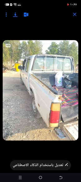 سلام عليكم
بيكم نيسان رقم ميسان 
مديل 1990
مكان ميسان
مكينه بيها بخار
السعر22وبيها مجال
***********
