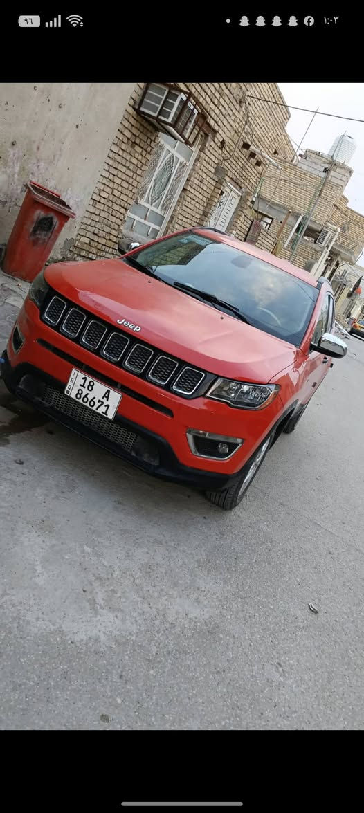 جيب كومبارس موديل 2017وارد امريكي رقم بابل مكان السياره الناصريه محرك 2400 موديل 2017 تبديل بنيد اوجاملق ت***********
