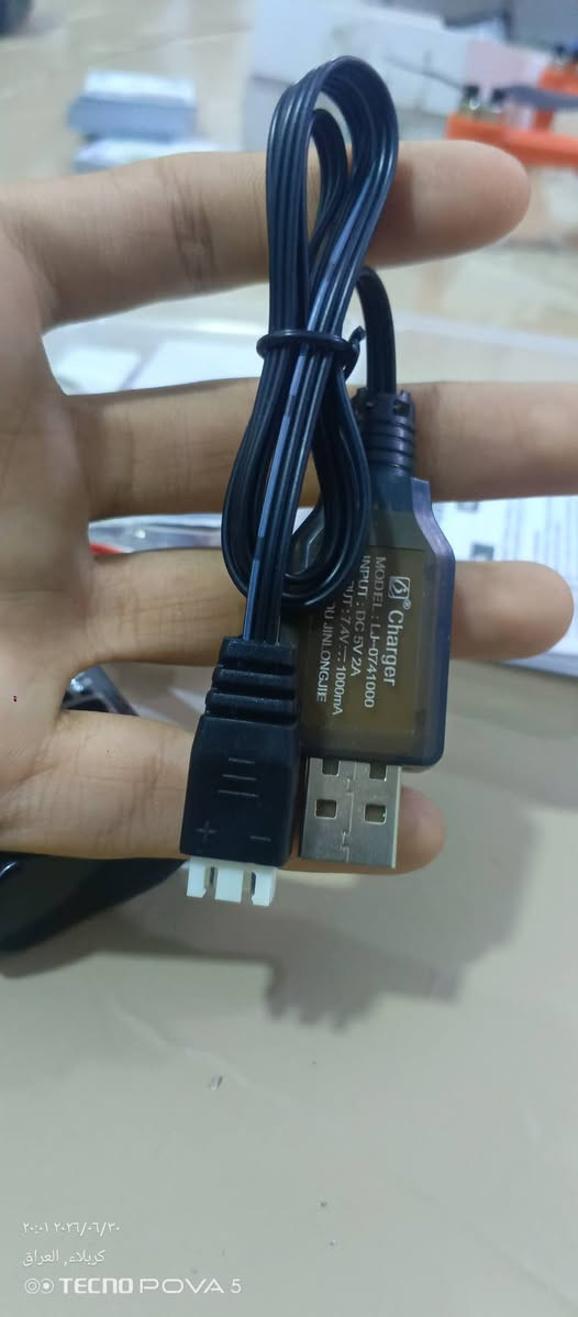 بطاريه مع شاحنه
model:xy30152t
3000 mAh
7.4v
15c
22.2wh


**إذا كنت صاحب هذا الإعلان وتريد حذفه لأي سبب، رجاءا أرسل رسالة إلى الدعم الفني**