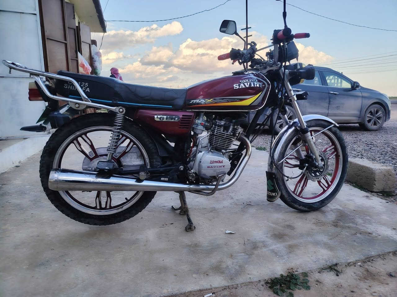 سلام عليكم دراجه للبيع سيفان موديل 2020 السعر 450 وبيه مجال قليل المكان تكريت الناعمه للاستفسار الاتصال على الرقم ***********
