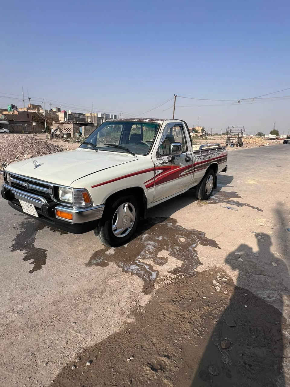 للبيع بيكم تويوتا موديل 92 رقم بابل مشروع وطني تحويل ثاني يوم سنويه الغايه 2027  مكينه كروسيده خمسه كير حداديه كهربائية جاهزه  دوشمه جديده تخم تاير شاصي مكفول  سياره جاهزه  مكان ناصريه قضاء رفاعي رقم الهاتف ***********. سعر 40
