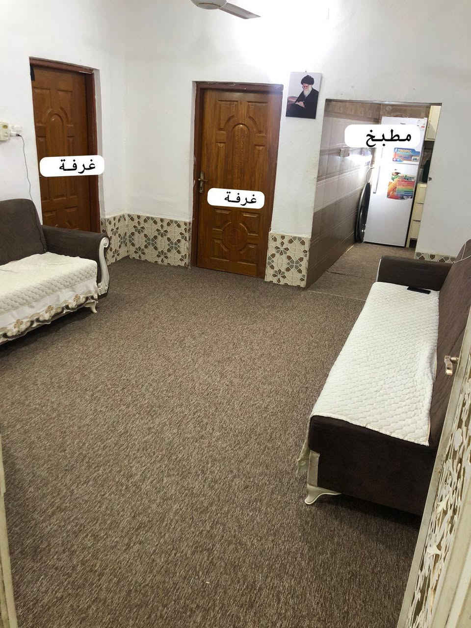 مساحة البيت 113 متر
الواجهه 10 متر
البيت طابق واحد وبالسطح غرفة سندويتچ 
العنوان نهاية شارع الحبوبي قرب حديقة الدب
للاستفسار التواصل على الرقم ***********
***********
واتساب
السعر ١٥٠ مليون
