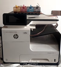 طابعة نوع hp موديل 477 للبيع السعر 350 $ العنوان موصل للتواصل على الها...