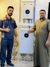 ☀️ تم بحمد الله تنصيب منظومة طاقة شمسية متكاملة ☀️  ⚡ منظومة 10 أمبير ...