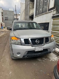 نيسان ارمادا 2009 رقم بغداد بأسمي مكينة 8 سلندر  تبريد شغال + منضومة غ...