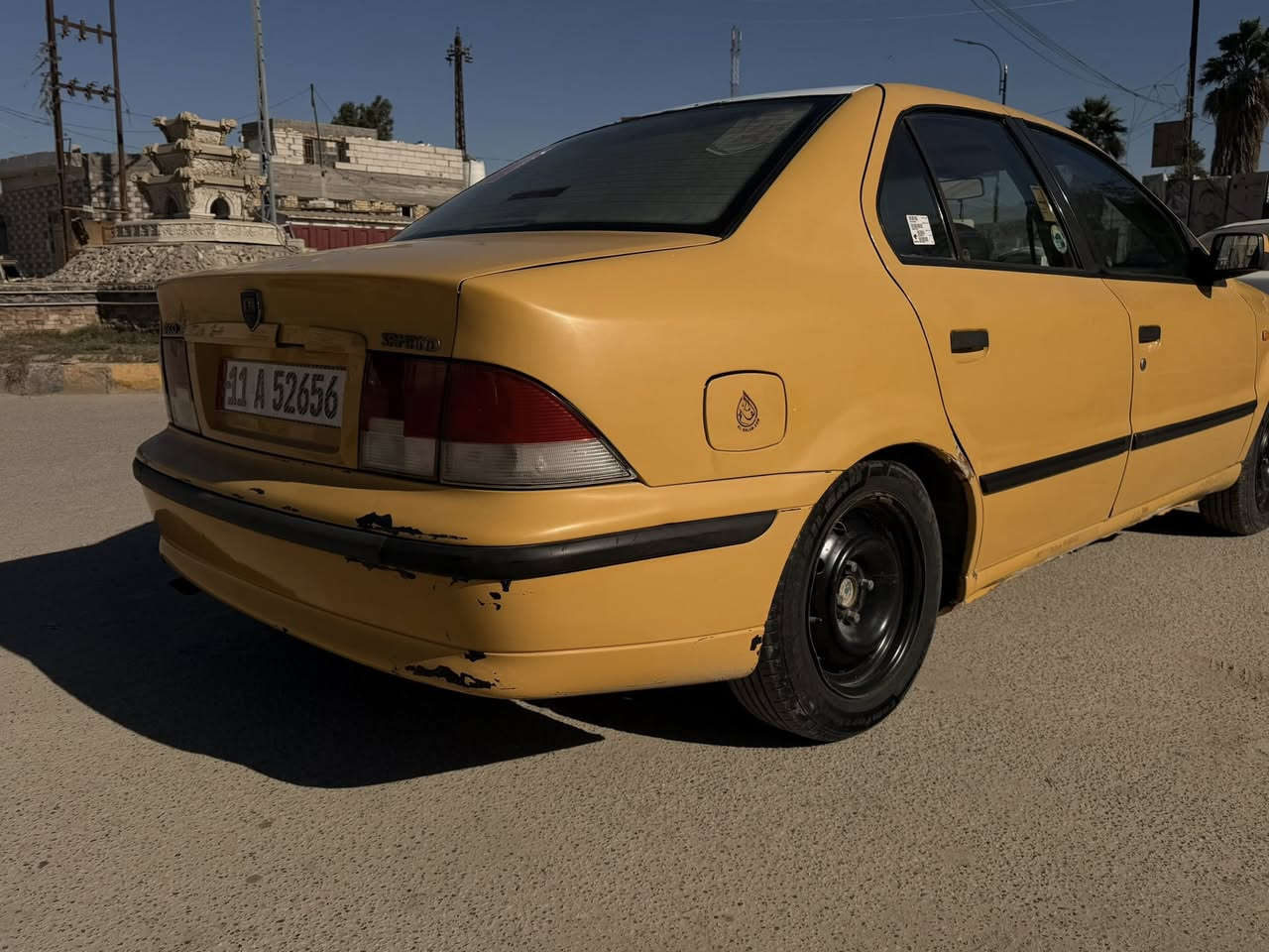 للبيع سياره سمند مديل 2011 رقم بغداد مصفره بس هيئة عليه 40 ألف ويمي  تحويل يمت ما تريد تبريد شغال دوس معمره سياره حلوه كعدته حلوه مكينه ابلاد كير عادي بيه تنقيص يعني كل ١٧٠٠ اتنقص لتر بدون تبخير تخم تاير جديد السعر ٣٥ وبيه مجال للشراي  مكاني ذي قار قضاء النصر 
رقم للهاتف للتواصل ***********
