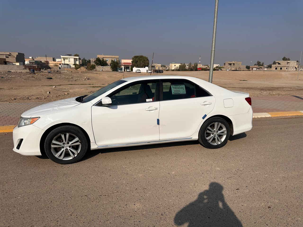 مكلف بالنشر للبيع كامري 2013
امريكي 
داخله ضرر مبدل باب خلفي عكس السائق 
چاملغات خلفيه ثنين بيهم صبغ فقط بدون داخل 
گير محرك صدر كهربائيات كله شرط 
رقم سليمانيه 
سنويه نافذه 
شرط التحويل 
السعر 125

***********
