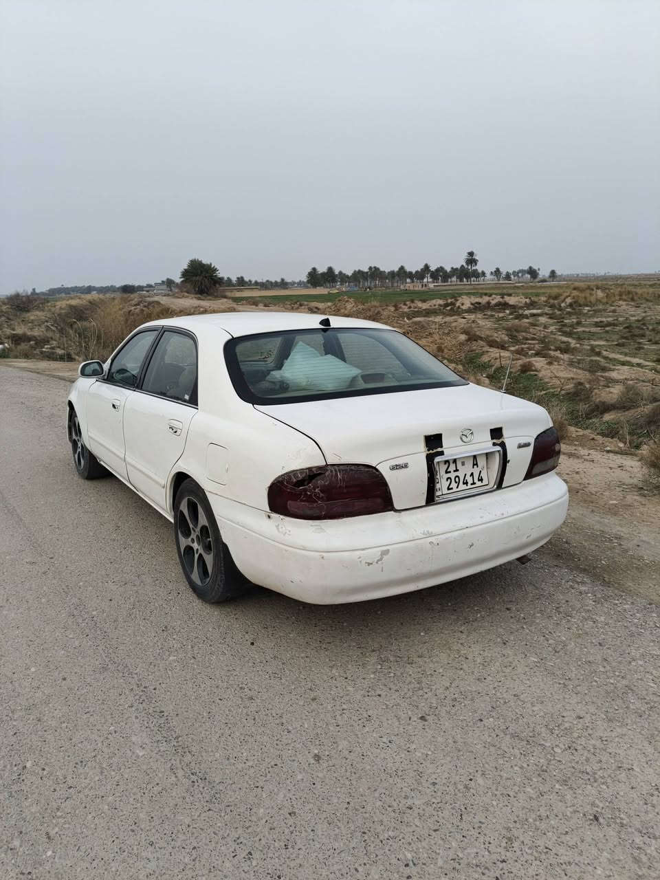 يالله السلام عليكم ورحمة الله
مازدا صالون626 موديل 1999
رقم سليمانية دولي الانكليزي 
سنويه لغايه 2029 باسمي تحويل مباشر 
كير محرك كفاله 
مابيها قطره خياس 
تخم تاير ويل جديد باتري جديد سكنات جدد
سياره مكفوله عام عدا بيها ضربه بالوجه معمره وموضحه بالصوره 
مكان السياره ديالى المقداديه ناحيه الوجيهيه 
السعر 40 $ وبيها مجال 
للاستفسار الاتصال على الرقم  ***********
#الجميع
