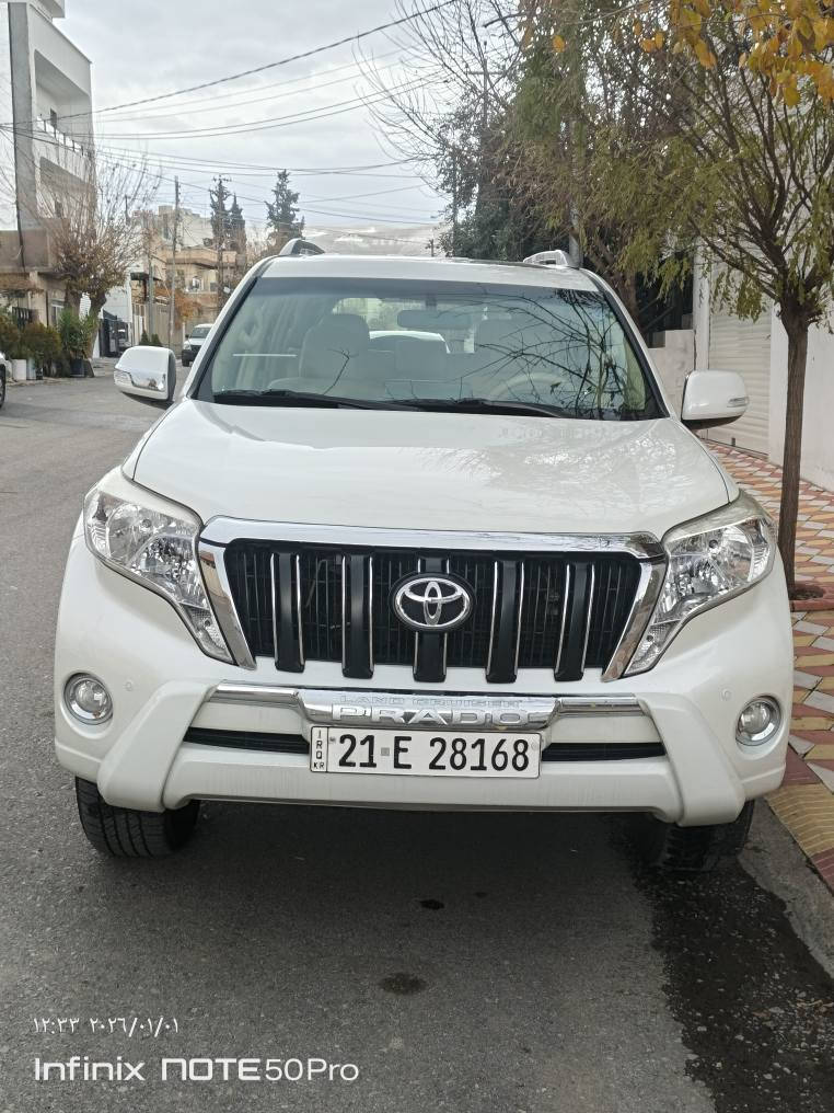 تويوتابرادو GX.R موديل 2016 ٦بستؤن ناوزه رد كوشن كاره بايى سلايد سه لاجه ٨ئيرباك ١٥٨كم رؤشتوه سنويتا٢٠٢٩تازه يه تاقم تايه تازه ژ .ت/*********** السليمانية, العراق
