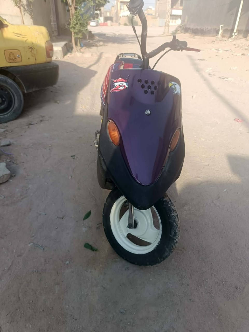 السلام عليكم عندي دراجه بيجي دراجه شغاله خير من الله مكان نجف حي النداء وهذا رقمي *********** سعر 180 بيها مجال
