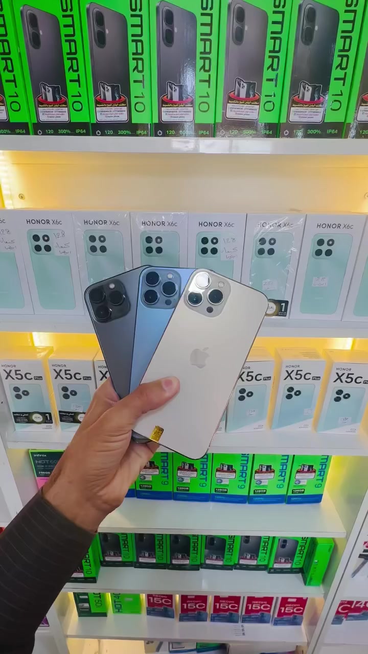 السلام عليكم 

#توفر من جديد✅

📍13 برو ماكس 

نضافة فول _ بطاريات عاليه  _ 

ذاكرة 256 _ تك خط _ امريكي 

#القسط الشهري 64 الف بدون مقدمة ✅✅

_________عنوانا 👇👇👇👇_________

 الشرقاط اسديرة وسطى الفياض مجاور عيادة صالح النجم 
***********
