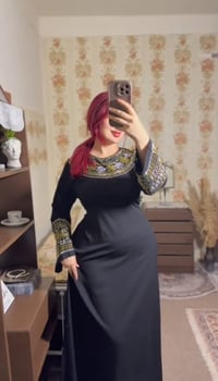 دشداشه نسائي • كشمير مطاط • L-XL-XXL
