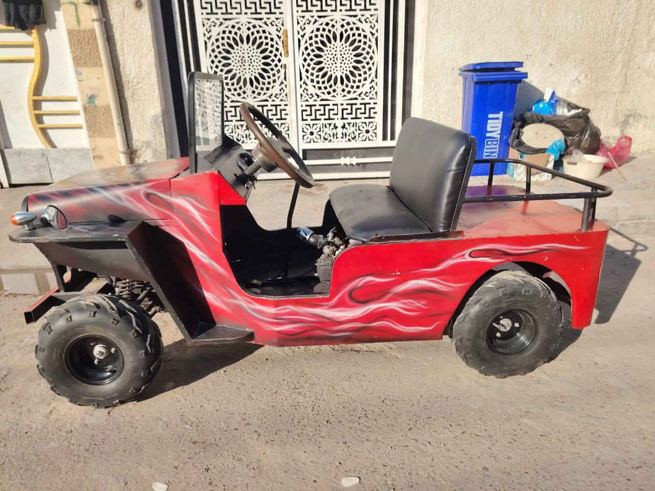 السلام عليكم *********** سياره تصنيع محلي درجه اولى اوتوماتيك سرعه 80 ثقيله الوزن محرك ستوته نضافه 95% بانزين كلشي بيها جديد والصور تحكم مكاني بغداد البلديات الضباط رايدها  500 الف
