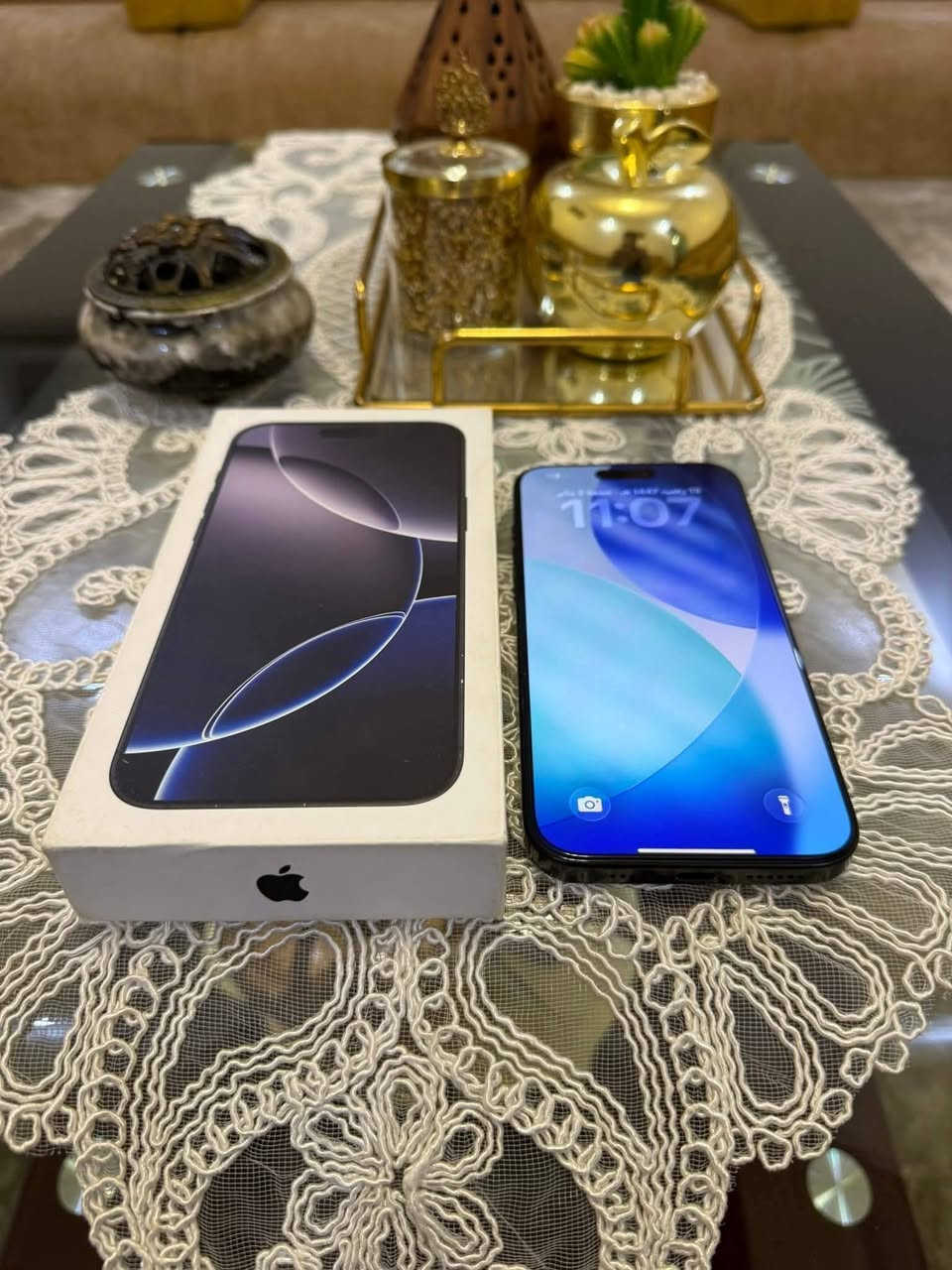 16 برو ماكس للبيع
ذاكرة 256 
بطارية(100)🔋
لون:اسود 
مبدل(كلاسة وظهر فقط) الجهاز مثل البلادي
كارتونتة موجودة 
بعدة داخل الضمان 
السعر:1075 وبي مجال حك الجية 
العنوان: بغداد:مصفى الدورة 
للاتصال:***********
