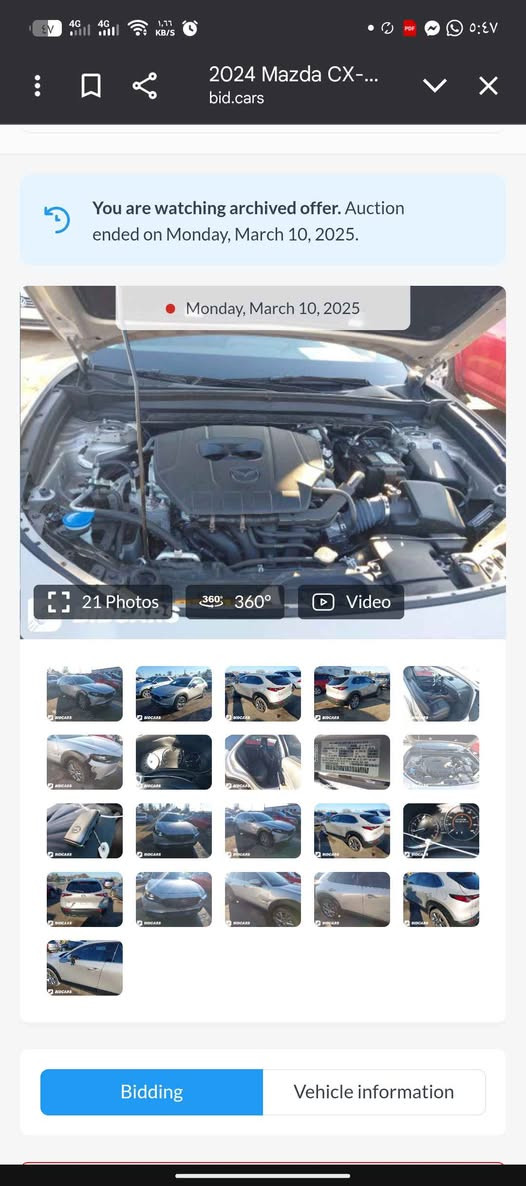 للبيع مازدا cx30 أعلى فئة ( البرميوم) موديل  2024 دخول جديد 
الضرر : صبغ بالباب ع كد شبر أثر شخط + بارد بالباب الخلفي أثر رصعه 
المواصفات : فول مواصفات ١/١ ياباني
رادارات ٣٦٠ أمامي خلفي جوانب ، مانع اصتدام، مانع انزلاق، تحديد مسار ٫ قيادة ذاتيه، داتا شو لعرض السرعة والخرائط والإشارات المرورية على الزجاج الأمامي للسائق، قفل للابواب ذاتي عند ابتعاد السائق عن السياره وفتح اوتماتيكي عند اقتراب السائق، متحكم اوتماتيكي باتجاه المصابيح حسب السياره المقابله، متحكم اوتماتيكي بالماسحات عند تحسس المطر، فتحة سقف، نقاط عمياء بالمري، هيتر بالمري، بصمات بالباب، كشنات جلد، ميموري حفظ هيئة الكشن المناسبه، كشنات مدفئة، تبريد تدفئة فول، حساس عمر زيت المحرك، حساس ضغط الإطارات، حساس حراره الزيت، قياس مسافه الرحلة عدد كيلومتر + نسبه صرف البانزين وبعد مواصفات 
@@ مرقمه سليمانيه جديد سنويه جديده 
السعر 177 $
للاتصال ‏‪***********‬‏ بغداد, العراق
