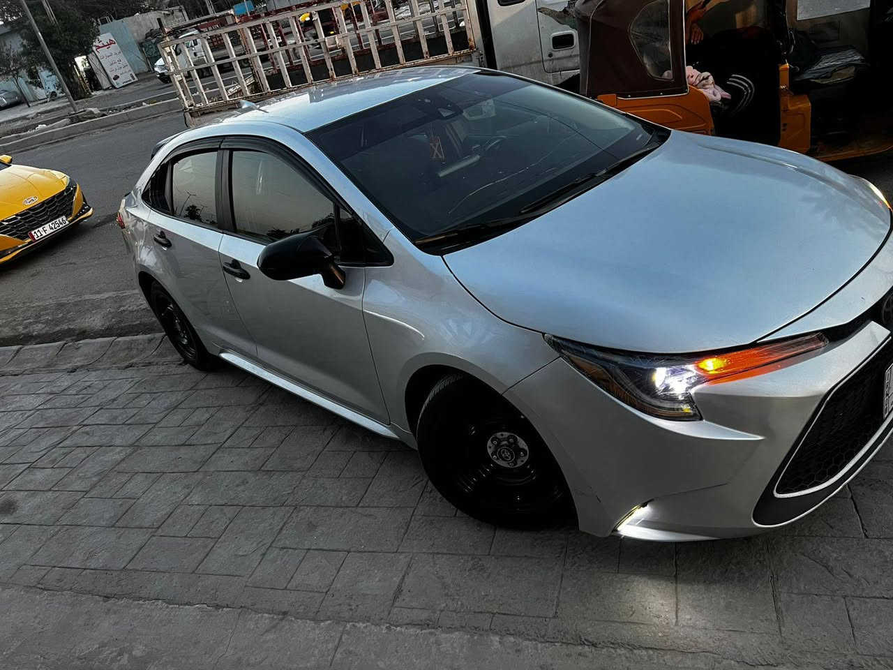 سيارة كورلا 2020 وارد امريكي  LE
حادثه باب وجاملغ ايمن مبدلات وبنيد صبغ توحيد لون بدون ايرباك ضربتها صطحية لالغد ولابدنا  تخم تاير جديد دوشمة ارضية جلد السعر ١٣٨ الاستفسار ***********
