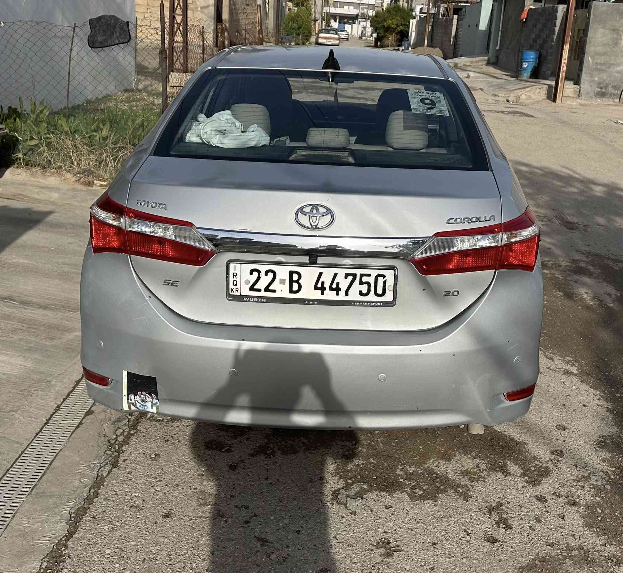 كرولا موديل 2015 خليجيSE  حجم المحرك 2.0
السعر 145 ورقه  بيها مجال بسيط

السونار بالصور بدون صبغ فقط بارد

كير ومحرك كفاله

رقم اربيل باسمي سنوية لل2027

مكان السيارة ديالى المقدادية 

رجاءاً الي مو شراي يعبر المنشور بتعليق حلو يليق بي

للاستفسار ***********

ملاحظه اقبل المراوس بسيارة اقل حسب القناعه ❤️
