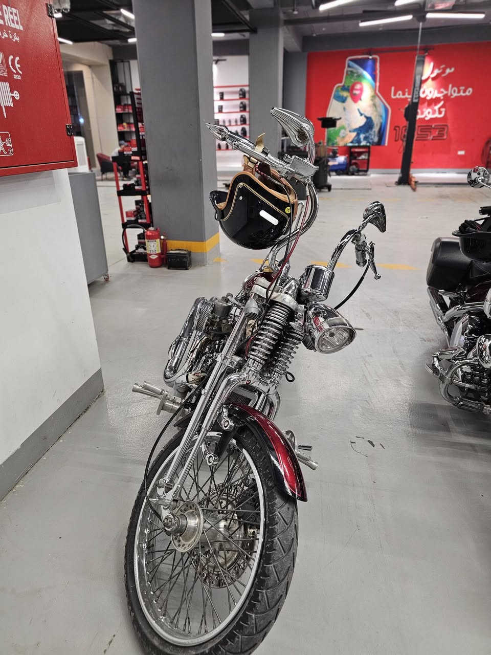هوندا 400cc steed بوبر  فول تزويد 
الدراجه غنيه عن التعريف 
كفاله عامه كير مكينه  شاصي كله مكفول 
عليها تزويد من أميركا 
كابريتر هارلي ديفيدسون  تك Su موديل 1944 
صالنصات كوبرا 
صدر سبرنك هارلي ديفيدسون وباقي هواي تفاصيل بالدراجه 
 خير من الله دراجه جاهزة  السعر 24  للراغب بالشراء الاتصال على الرقم  *********** مكاني بصرة
