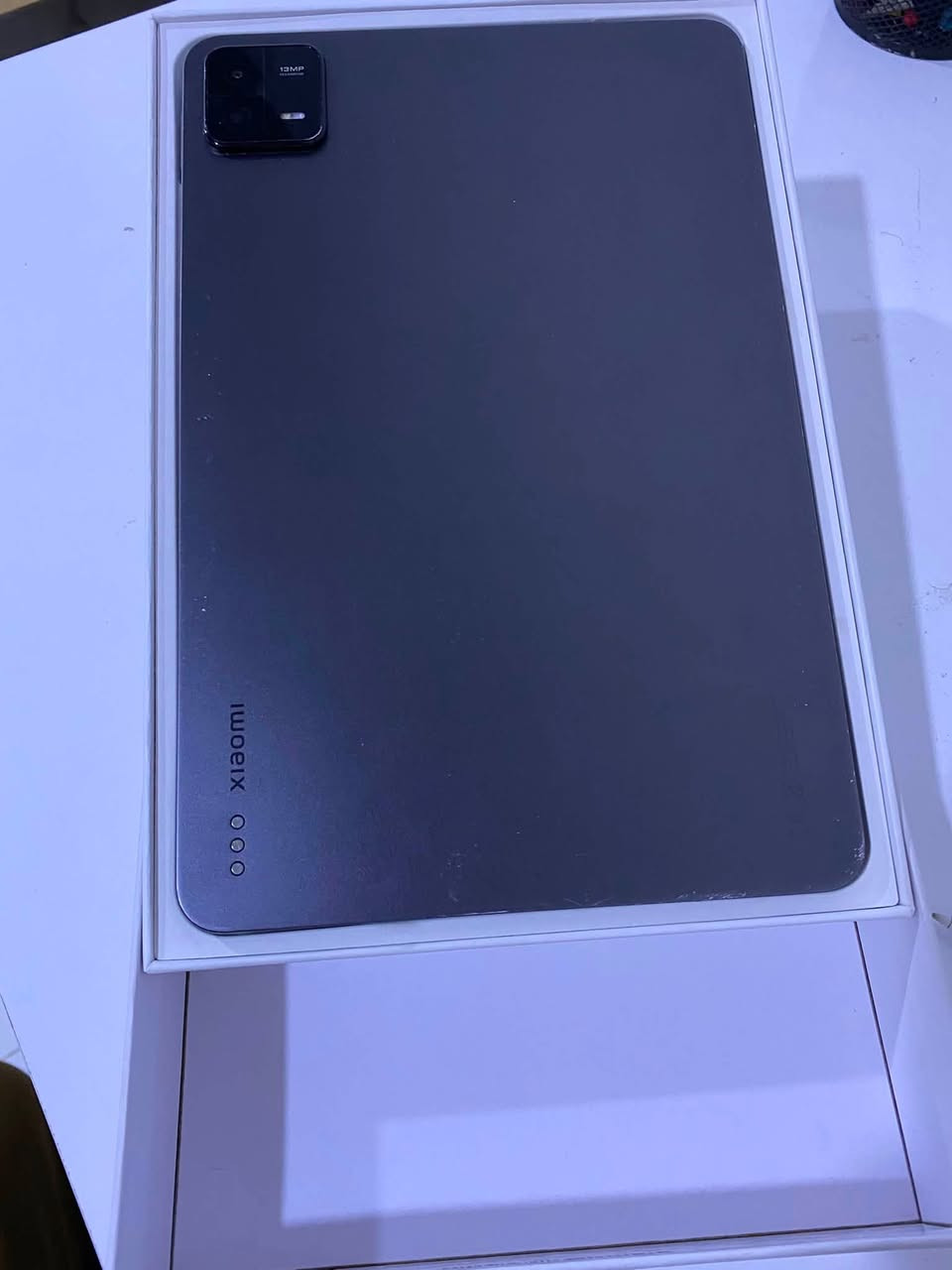 Xiaomi Pad 6 سعة 256GB مع القلم الأصلي – نظيف جدا

* الحالة: نظيف جداً .
* جميع الوظائف تعمل 100% بدون أي أعطال أو صيانة.
* شاشة 11 إنش بدقة 2.8K ومعدل تحديث 144Hz.
* معالج Snapdragon 870، مناسب للألعاب، الدراسة، الرسم، والمونتاج 
* البطارية ممتازة والأداء سريع جداً.
* الجهاز استخدام شخصي وتمت المحافظة عليه
وياه جميع ملحقاته كارتونه وشاحنه 
ابيعه هو والقلم ثنينهم سوا ب 430 وبيه مجال قليل 
رقمي *********** موجود بس واتساب
