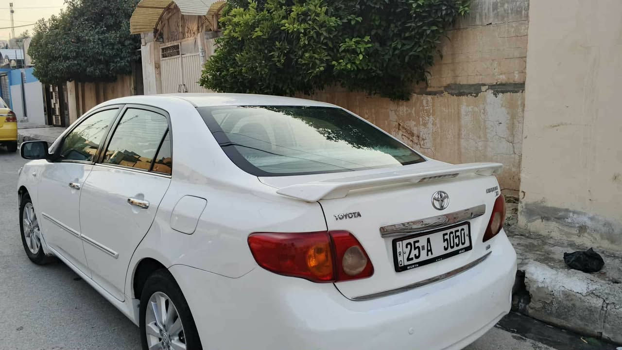 السلام عليكم كورلا 2009 محرك 18 محرك او كير شرط 
سياره كلين شرط لا طخه ولا تبديل شرط بلادي 
سياره شرت التحويل رقمها كركوك مشروع وطني  شرط التحول السعر  125 $. بيها مجال   ( رقم الهاتف ) ( ***********)
