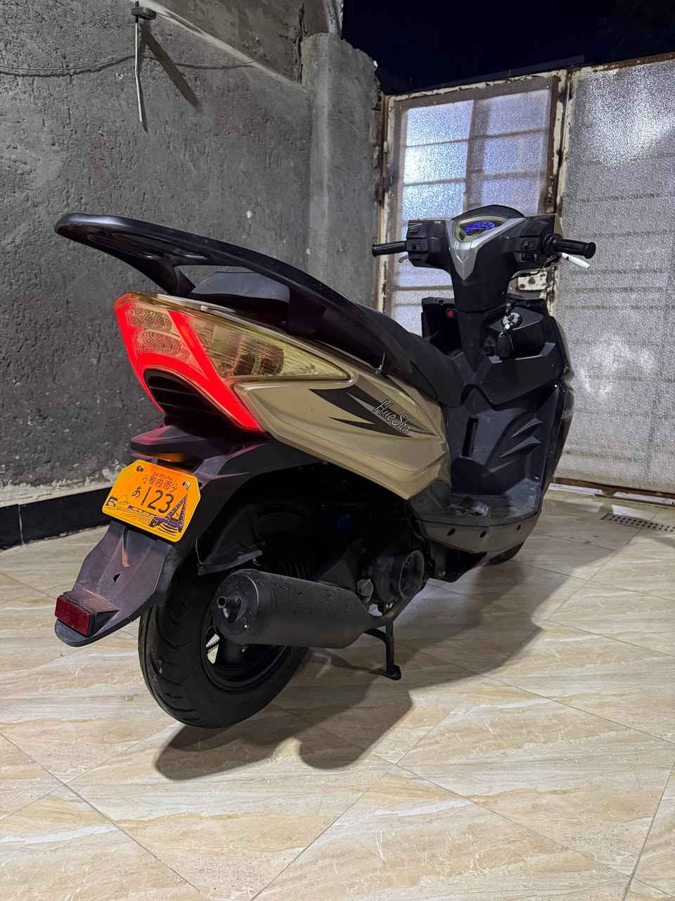 السلام عليكم البيع دراجه سكنس محرك ياباني مكان كربلاء السعر 325 وبيه مجال اتصل وتدلل ***********
