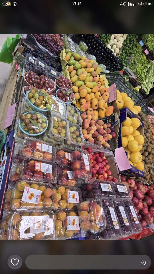 السلام وعليكم اخوان اني دلفري حر اشتغل بحي الجامعه شتحتاج اسواق مخضر اي شي وصيني وبيك خير وتدلل وهذا رقمي ***********
