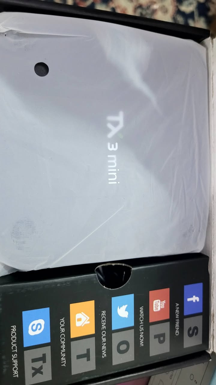 تيفي بوكس شركة TANIX
ذاكرة 16 رام 2 
4k
كامل مكمل مسجل جيميل 
يوتيوب نوعين مسجل ويوتيوب سمارت بدون اعلانات 
برامج تلفزيونية شامله كل القنوات الرياضية والعربيه والعالمية 
سينمانا
السعر 25 مع البرامج والتوصيل


**إذا كنت صاحب هذا الإعلان وتريد حذفه لأي سبب، رجاءا أرسل رسالة إلى الدعم الفني**