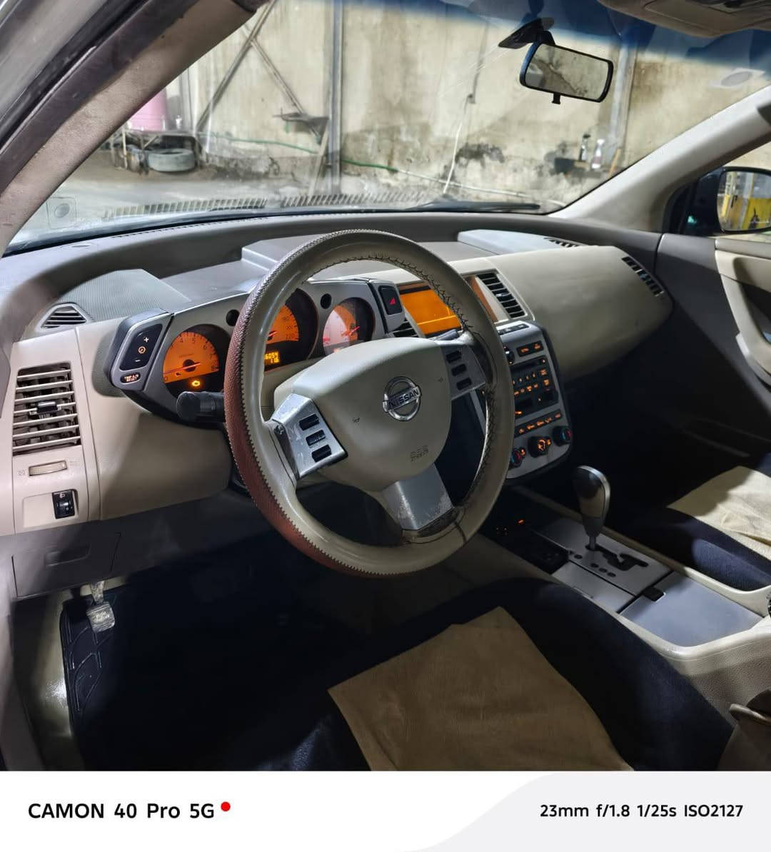 نيسان مورانو موديل 2005 مكفوله من الضربه القويه والصبغ مكينه خير من الله كير جديد هستوني شاده تبريد شغال  تدفئه شغاله فتحت سقف شغاله كهربائيات كله شغاله رقم بغداد انكليزي حداديه 70بل100 بيع او مراوس السعر 65وبيه مجال مكاني نجف ***********
