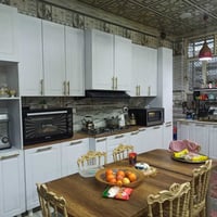 كاونتر HDF • طباخ • سنك شلال