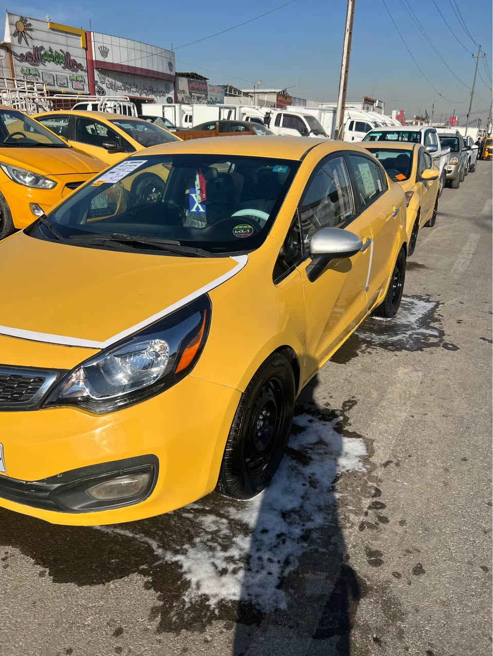 كيا ريو ٢٠١٣ امريكي حادث ربع باب بدون دواخل ضبغة اولة سيارة جاهزة وجديدة تخم تاير وصدر وكير ومكينة كلة مكفول تبريد ثلج مكينة ١٦٠٠ السعر ٧٨ وبيهة مجال 
*********** 
مكاني بغداد بغداد, العراق
