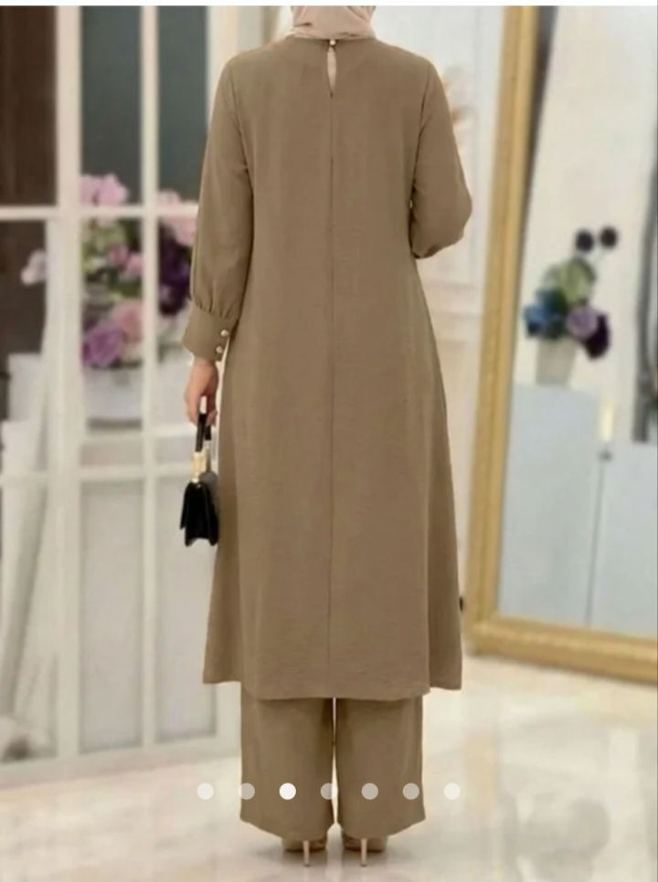 التناغم والستر.. عنوان إطلالتج الجديدة! ✨
​💰 السعر: 24 ألف دينار فقط!
​📏 القياسات: متوفر من S إلى XXL.
​🚗 خدمة التوصيل: متوفرة لكل المحافظات.
​تميزي بإطلالتج واطلبي الآن قبل نفاذ الكمية! 🛍️
للحجز والاستفسار، راسلينا على الخاص 📥


**إذا كنت صاحب هذا الإعلان وتريد حذفه لأي سبب، رجاءا أرسل رسالة إلى الدعم الفني**