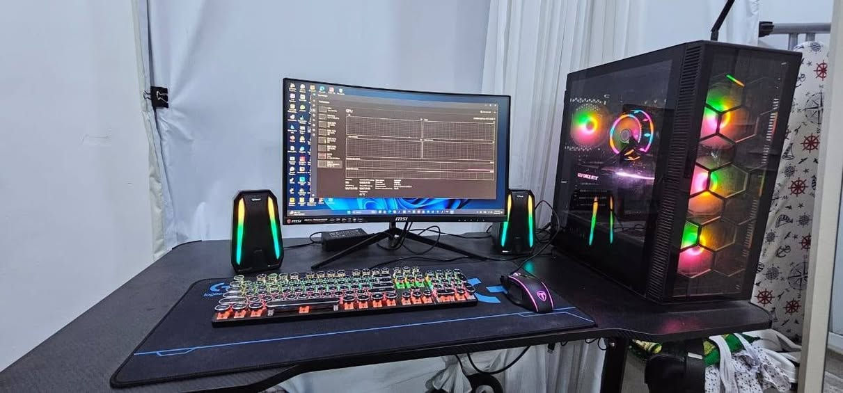سيتاب للبيع توصيل موجود
I5 12400f
16 gb ram rgb
Rtx 3060ti 8gb
Mb b660 gigabyte 
M2 250gb
M2 500gb
Psu 650w
Moniter 
Msi 144hz curved
Keyboard muse mouse pad headset 
سعر كامل ١٢٠٠الف مجال


**إذا كنت صاحب هذا الإعلان وتريد حذفه لأي سبب، رجاءا أرسل رسالة إلى الدعم الفني**