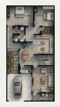 تصميم مخطط • منزل • بعقوبة حي المعلمين