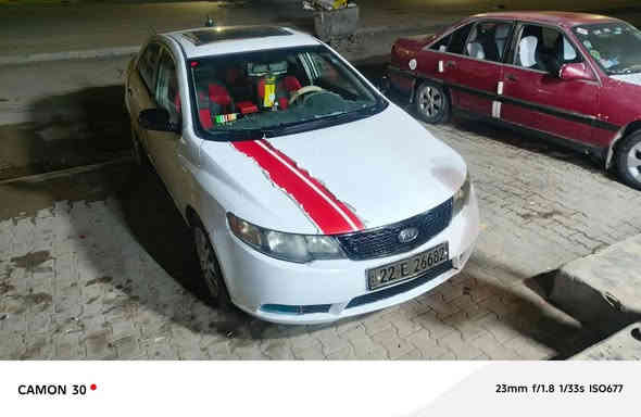 يا الله سلام عليكم للبيع  كيه سيراتو موديل 2010 لون ابيض رقم اربيل انكليزي شرط الوكاله والتحويل سياره كير ومحرك وصدر خير من الله سياره مكلوبه ومعمره بس يرادلها  اعاده صبغ محرك 16 شاشه سستم سماعات تخم تاير كهربائيات كلها شغاله سعر  62 وبيها مجال ب صيط مكان سياره كركوك  رقم الهاتف زين *********** اسيا ***********
