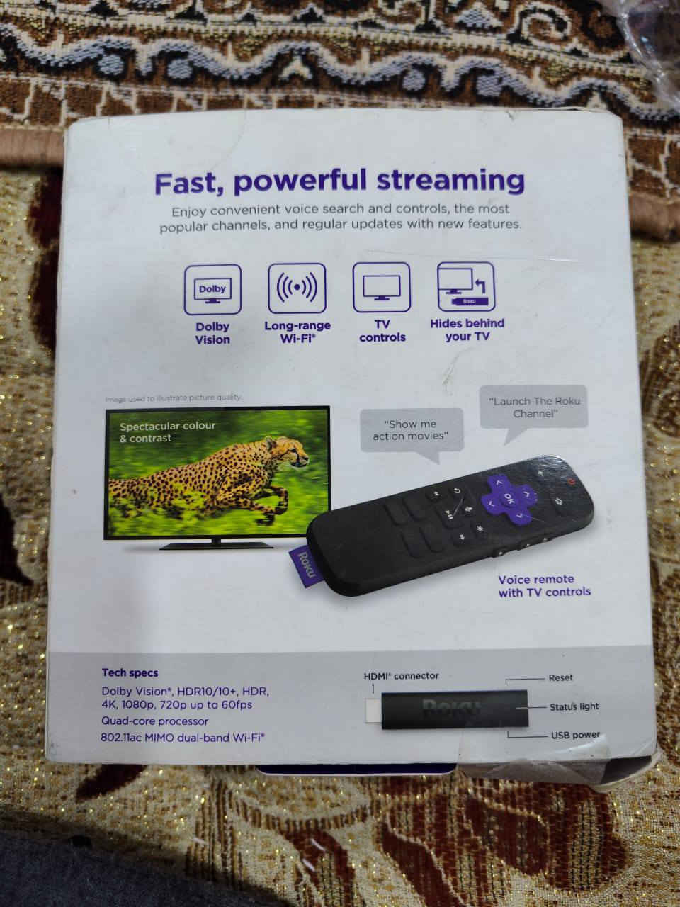 تي في بوكس ماركة روكو الاصدار الحديث .. السعر 40 الف


**إذا كنت صاحب هذا الإعلان وتريد حذفه لأي سبب، رجاءا أرسل رسالة إلى الدعم الفني**