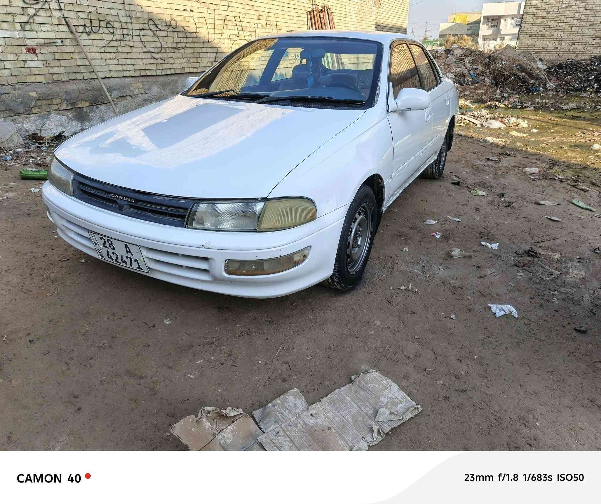 السلام عليكم كارينه موديل 1994 رقم نجف انكليزي سنويه 2029  كير ومكينه وحداديه خير من الله مكينه 1800 مكاني نجف السعر 37 وبيه مجال ***********
