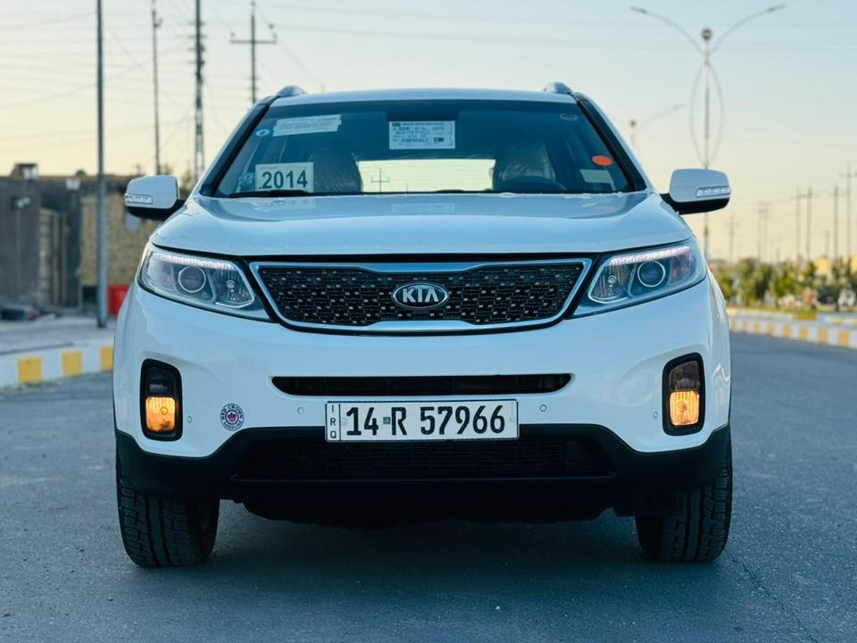 سورنتو 2014 رقم بصره الدولي 
خليجي محرك 4 سلندر 7 راكب 
بيها باب خلفي مرشوش  
شاشه كامره تحكمات لد امامي براجكتر 
إشاره بالمري السياره جديدة وجاهزه 
السعر (165) وبيها مجال
للاستفسار () ***********
