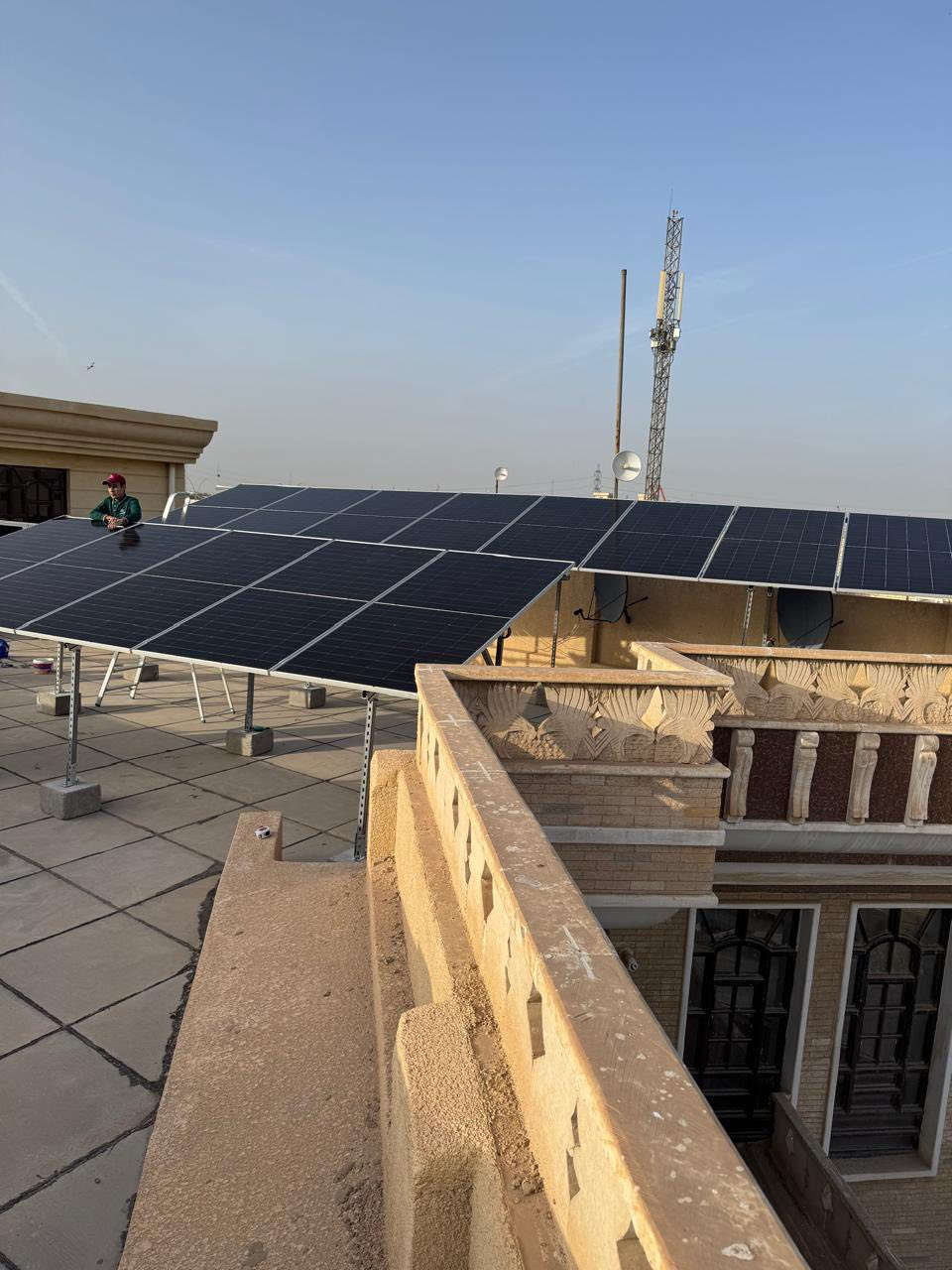 الجودة والثقة… هذا الشي اللي يميزنا دايمًا ⚡

منظومة 10 كيلوواط متكاملة
🔹 عدد الألواح: 18 لوح شمسي عالي الكفاءة
🔹 بطارية خزن 30 كيلوواط 🔋
طاقة قوية، خزن عالي، وتشغيل مستمر بدون قلق ☀️

اضمن راحتك قبل لا يجيك الصيف
لا حر ولا انقطاع بعد اليوم ❄️🔥
استثمر مرة وحدة… وارتاح سنين.

🔹 وكيل شركة شيشن تكنولوجي
🔹 وكيل شركة هواوي
🔹 وكيل شركة لونجي

✔️ بطارياتنا إنتاج حديث
✔️ ضمان حقيقي
✔️ غير مجددة

مكتب الطاقة المستدامة
الوكيل المعتمد لأفضل المناشئ العالمية

📍 العنوان: كوت – الخاچية – شارع 40
📞 ***********
📞 ***********
