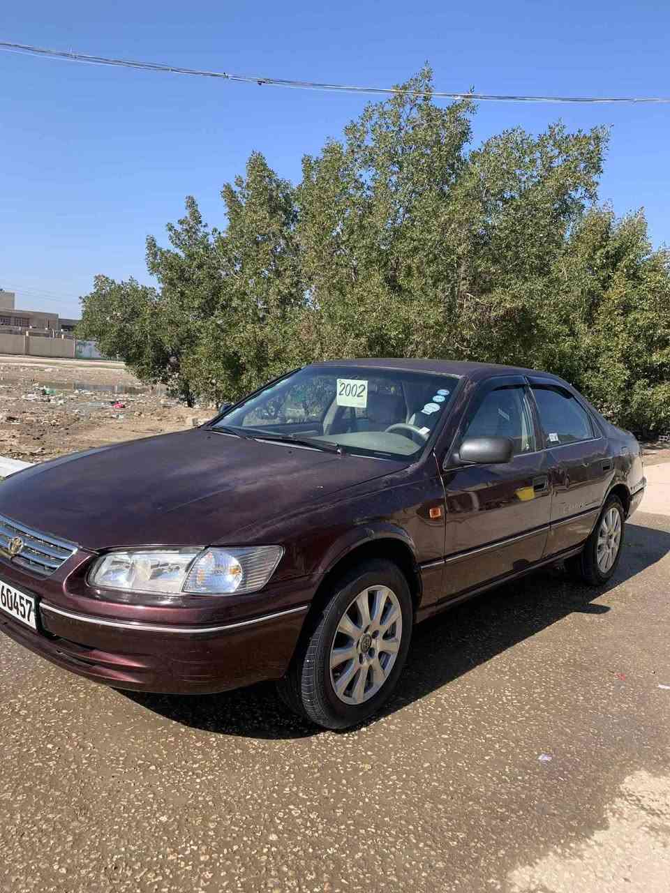 السلام عليكم للبيع كامري موديل 2002 سياره جاهزه كير مكينه حداديه تبريد كفاله سياره جاهزه ماعوزه لو ربع حادثه جاملغ خلفي فقط ومصبوغ الباقي سياره مكفوله من الحادث والصبغ  فقط بيه جرادات داخل عسلي  رقم أربيل وكاله بسمي تريد تحويل تريد وكاله   محرك مامفتوح ولا تنقيص ولا تبخير مكفول  السعر ٧٢ وبيه مجال مكاني بابل المحاويل هاذه رقمي ***********
