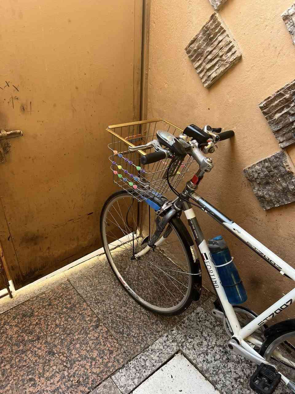 السلام عليكم بيسكل رياضي كامل مستعمل شي قليل ما ناقصه اي شي السعر 100 وبي مجال مكاني كربلاء حي العباس شراي تصل ***********
