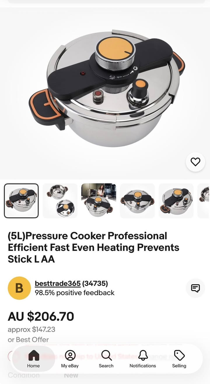 قدر ضغط من ماركة Handy Helper. 
المادة: مصنوع من الفولاذ المقاوم للصدأ (ستانلس ستيل).
السعة: 8 لتر.
المميزات: مناسب للاستخدام على أنواع مختلفة من المواقد.
الأمان: مصمم بأنظمة أمان لضمان تجربة طهي آمنة.


**إذا كنت صاحب هذا الإعلان وتريد حذفه لأي سبب، رجاءا أرسل رسالة إلى الدعم الفني**