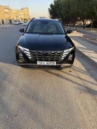 توسان وارد امريكي موديل 2024 بدون ايرباك جميع الايرباكات سليمه رقم بغد...