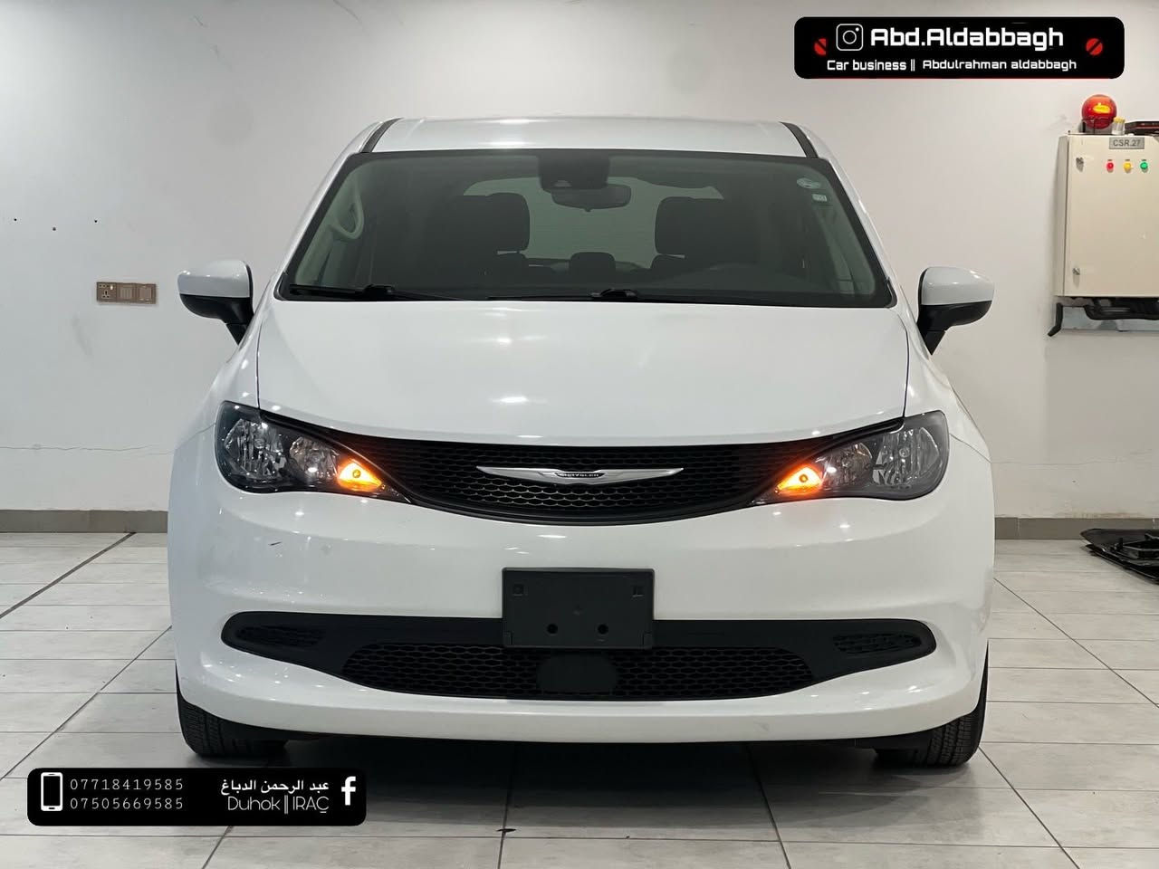 كرايسلر فوياجر 2023 
السيارة وصول جديد بانزين 
مكان السيارة دهوك 
مكينة 6 سلندر 3.6L  ماشيه 47 الف ميل 
بدون ايرباك بدون دواخل السيارة جاهزة 
ضرر السيارة : جاملغ و باب السايق و نص باب الخلفي 
لا يوجد مراوس فقط بيع نقد 
السعر : 205$ ورقة و بيها مجال ‏
لباقي التفاصيل تواصل واتساب يوجد فيديو للتوضيح اكثر 
للتواصل : السيارة كاتى تترقم اربيل دهوك سليماني
***********
***********
يتوفر بيع بالاقساط داخل المعرض
