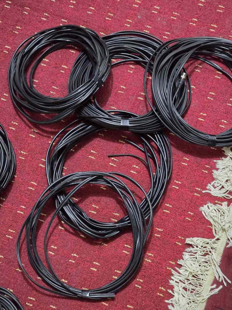 ٧٠ متر وايرات كامرات اصلي نحاس اطوال مختلفة 
٣ قطع ١٠ متر (وحدة ستندر مفيشة)
قطعة ٢٠ متر 
قطعة ١٣ متر
وقطعة ٨ متر

و٣ قطع ستندر مال شركة دهوا ١٨ متر 
ابيعهن شلع كلهن
مكاني نجف وعندي توصيل 

***********
