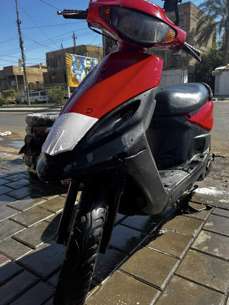 اعادة النشر بسبب الوعود الكاذبه
ماكس قجمه بلاديه ممفتوحه جيب فيتر وافحص كلشي شغال نكره سلف كهربائي كله شغاله دراجه مال رمبه برغي ممفتوح بيه
سعر425
عنوان بغداد الشعب شارع عدن 
اتصل فقط ***********
